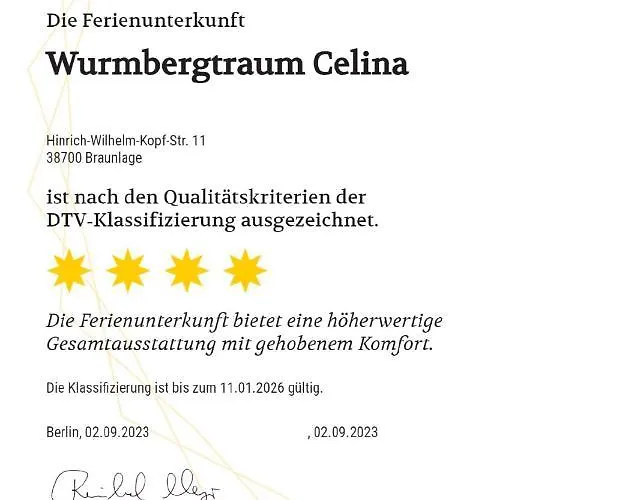 Wurmbergblick Nico In 4 Sterne Zertifiziert Vom Dtv Inklusive Waeschepakete *